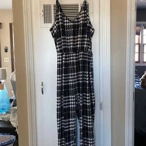Plaid jumpsuit